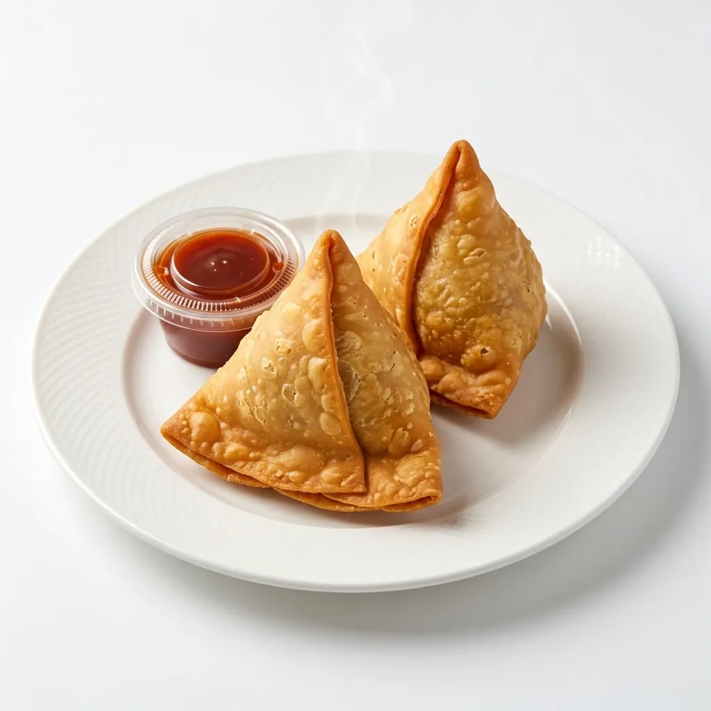 Samosas and chaats at The Chai Hut Calgary NE